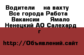 Водители BC на вахту. - Все города Работа » Вакансии   . Ямало-Ненецкий АО,Салехард г.